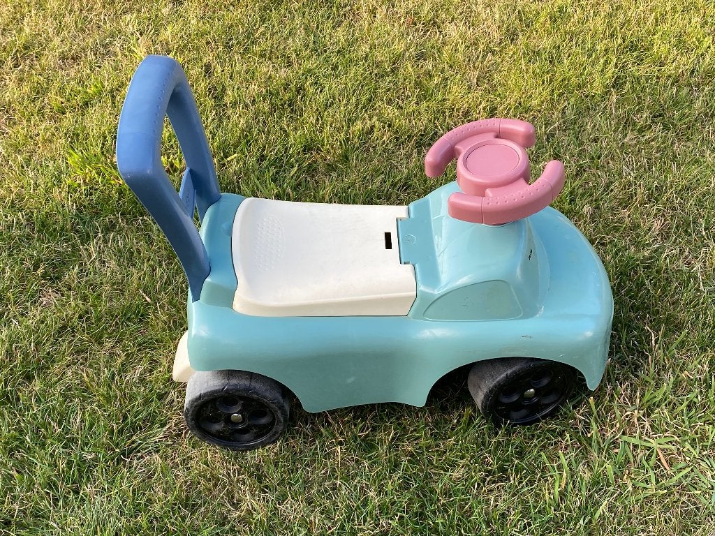 Smoby loopwagentje, Kinderen en Baby's, Ophalen, Gebruikt, Auto, Met wieltjes