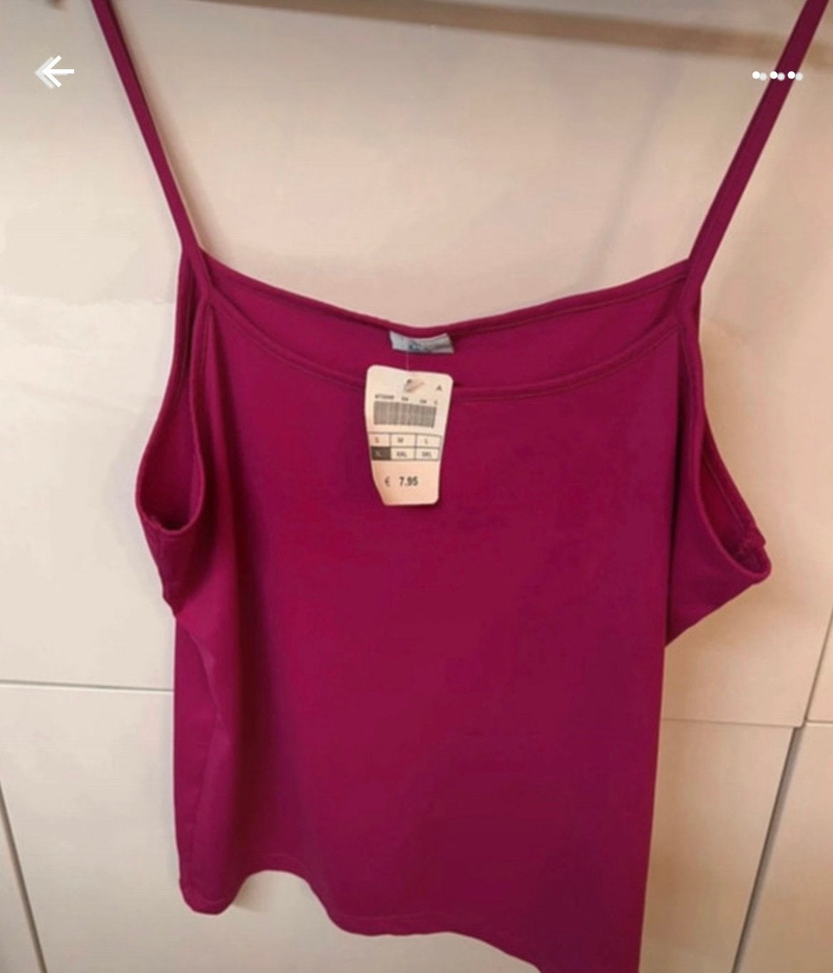 Top spaghettibandjes maat XL nieuw, Ophalen of Verzenden, Nieuw, Maat 46/48 (XL) of groter