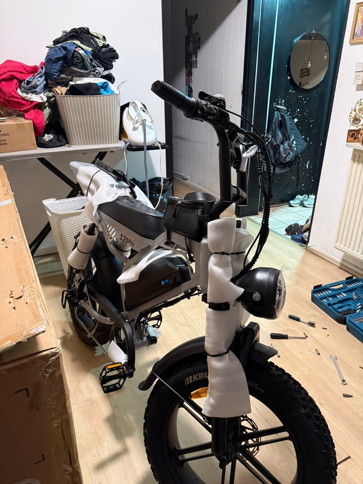 Fatbike S20 Pro - NIEUW- BEZORGING- QMWHEEL- NARDO GREY -NFC, Fietsen en Brommers, Nieuw, Klasse A (25 km/u), Ophalen of Verzenden