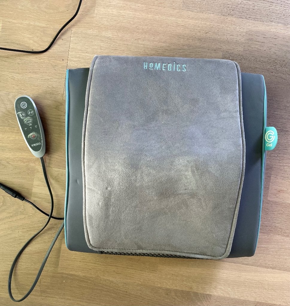 coussin massage Homedics avec télécommande, Enlèvement, Utilisé, Chaise de massage ou Coussin