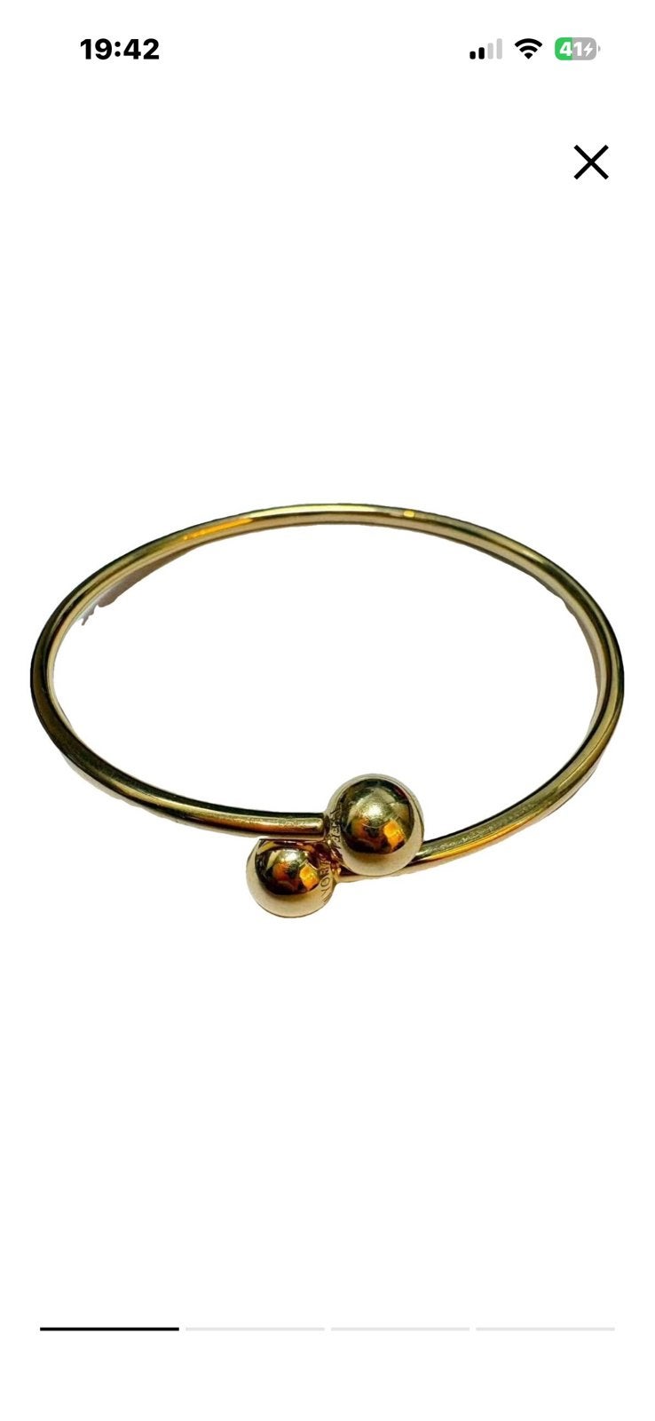 Bracelet à billes Tiffany & Co Hardwear en or jaune, Enlèvement, Comme neuf