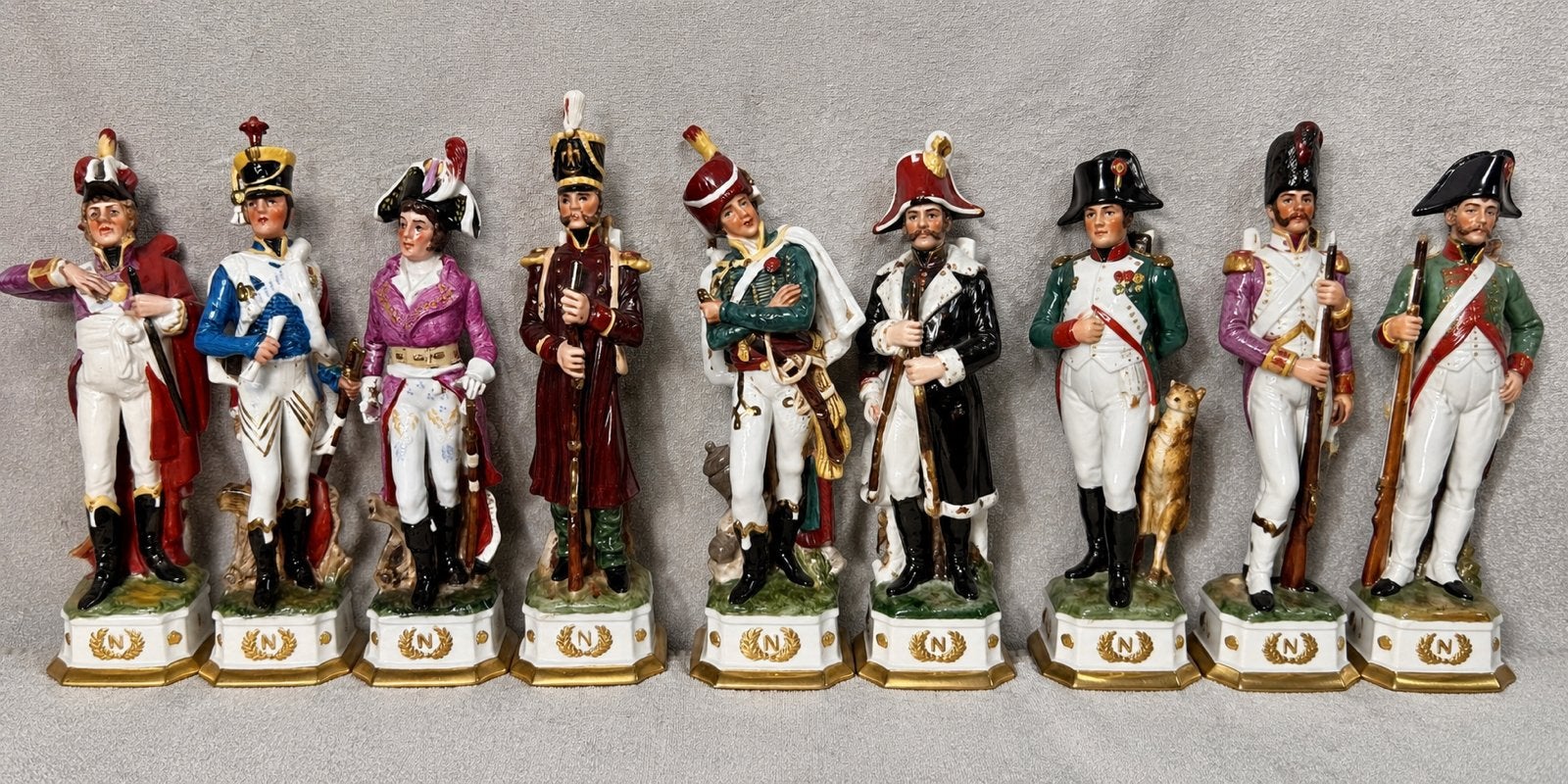 Napoleon porseleinen soldaten / beeldjes, Antiek en Kunst, Ophalen