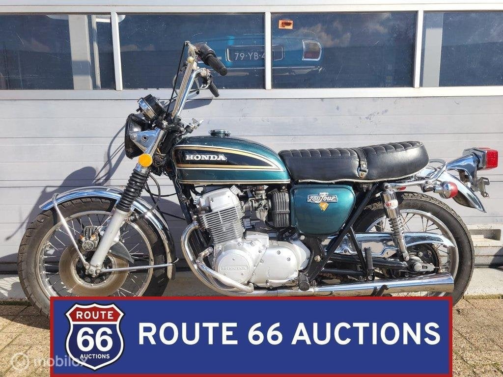Honda CB750 | 1974 | Route 66 Auctions, Motoren, Gebruikt, Overig, Handgeschakeld