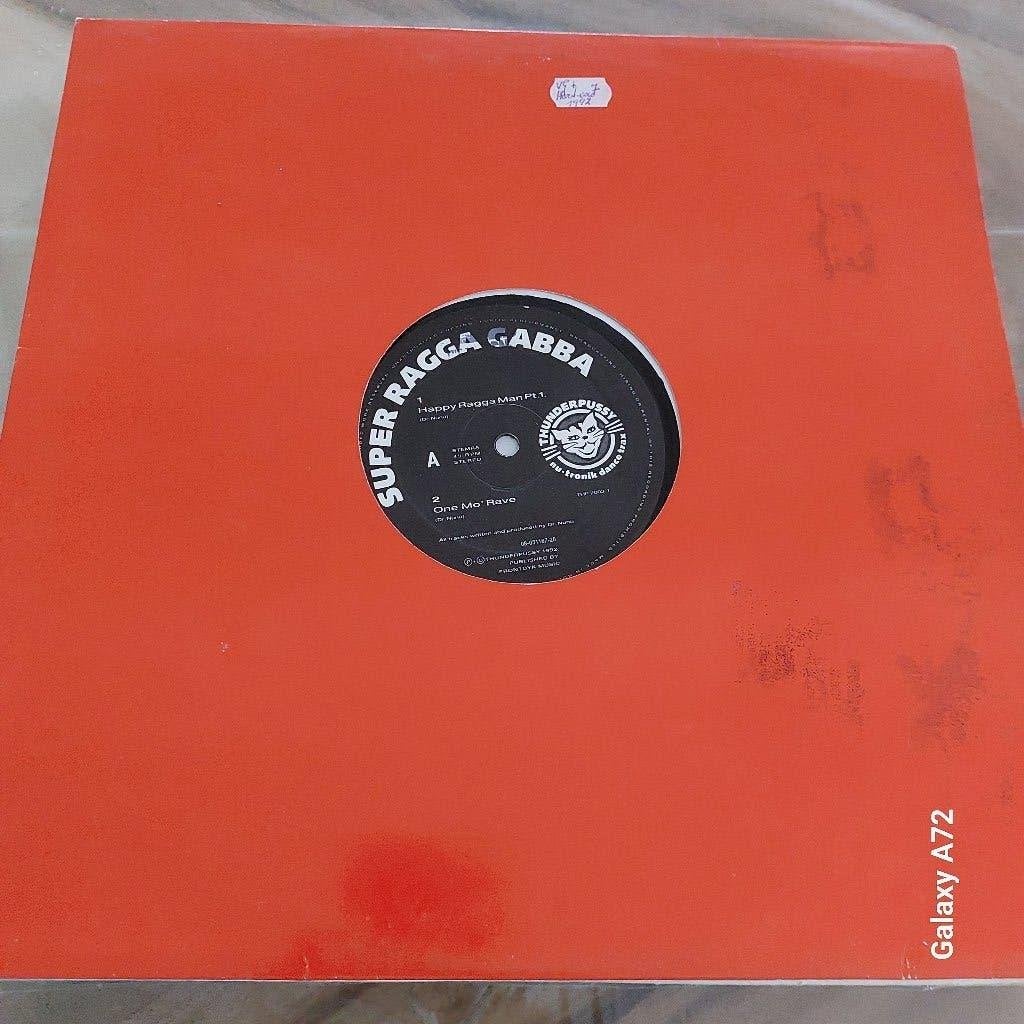 super ragga gabba happy ragga man pt1 12 inch maxi, CD & DVD, Vinyles | Dance & House, 12 pouces, Hardcore, Enlèvement ou Envoi