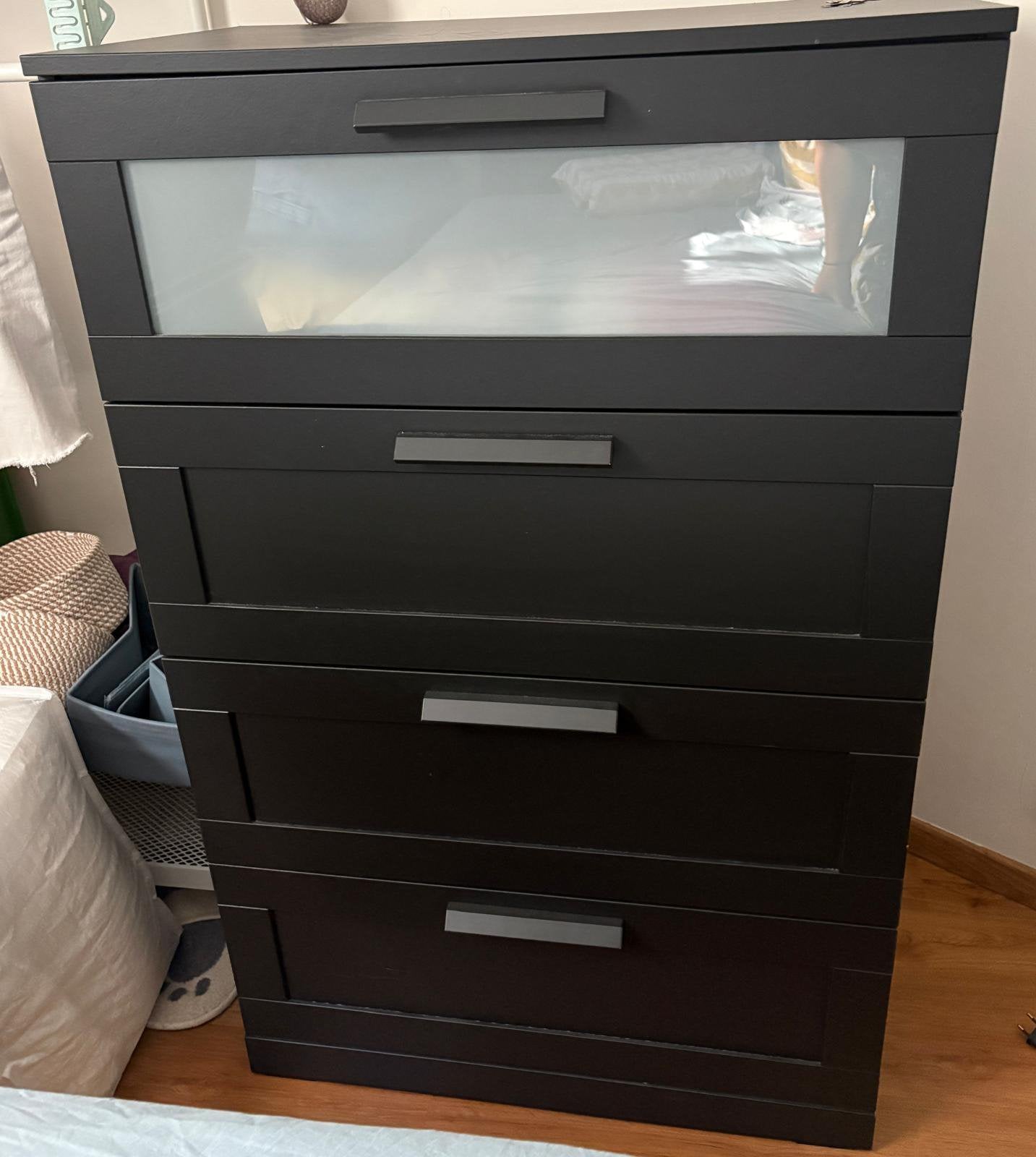 IKEA Brimnes dressoir, Ophalen, 100 tot 150 cm, 50 tot 100 cm, 3 of 4 laden