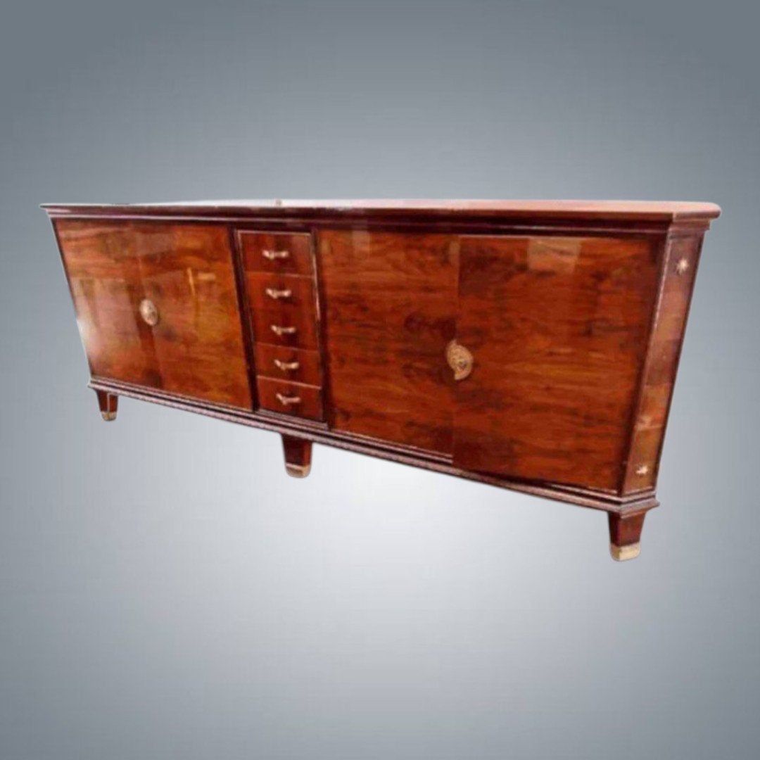 Sideboard Vintage Dressoir De Coene "Rabelais" Noyer 1940's, Ophalen