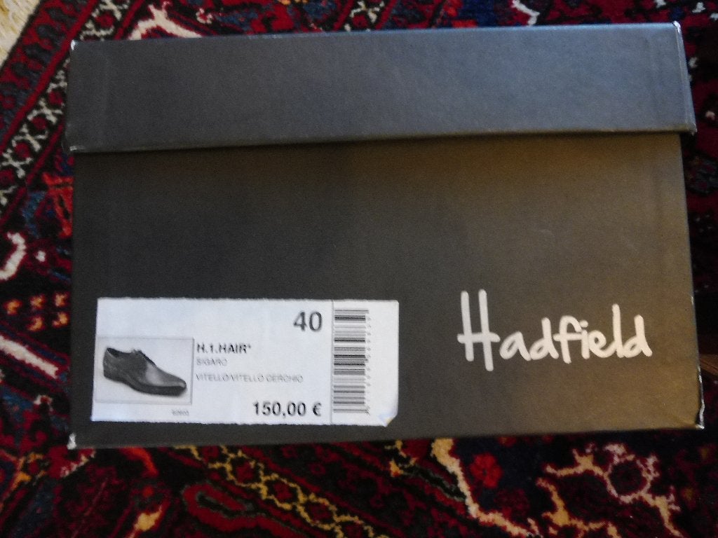 Hadfield Platte schoenen - Maat 40 - Nieuw in doos, Vêtements | Hommes, Chaussures, Neuf, Enlèvement ou Envoi, Chaussures à lacets