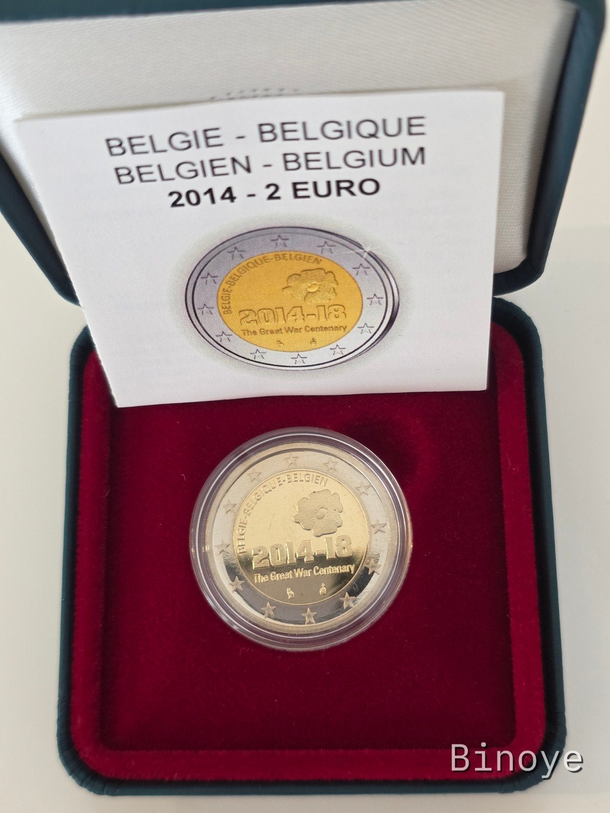 2€ Belgique 2014 Proof – 100 ans Guerre mondiale, Timbres & Monnaies, Monnaies | Europe | Monnaies euro, Enlèvement ou Envoi, Belgique