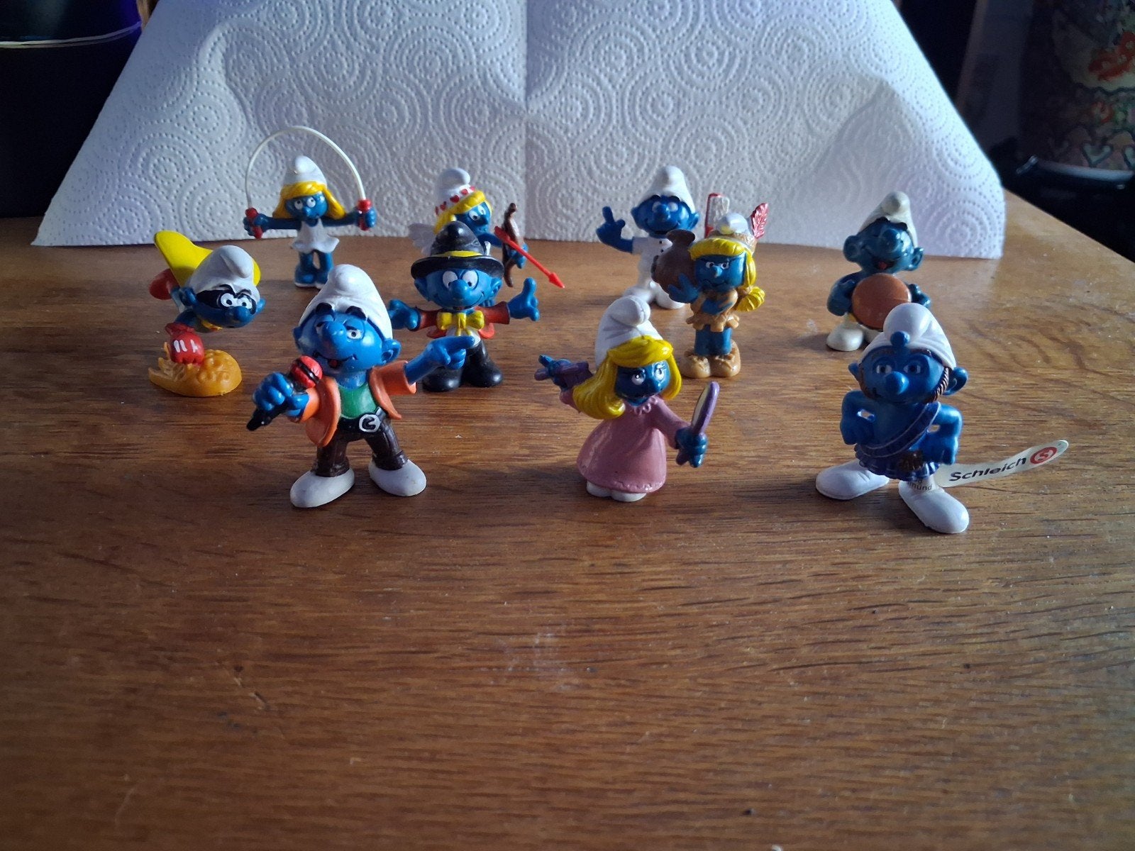 10 verschillende smurfen, Verzamelen, Ophalen of Verzenden, Verschillende Smurfen