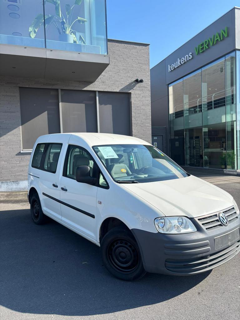 Volkswagen caddy/2008/1.6diesel/55kw/218.000km, Auto's, Caddy Combi, Wit, Bedrijf, Airconditioning