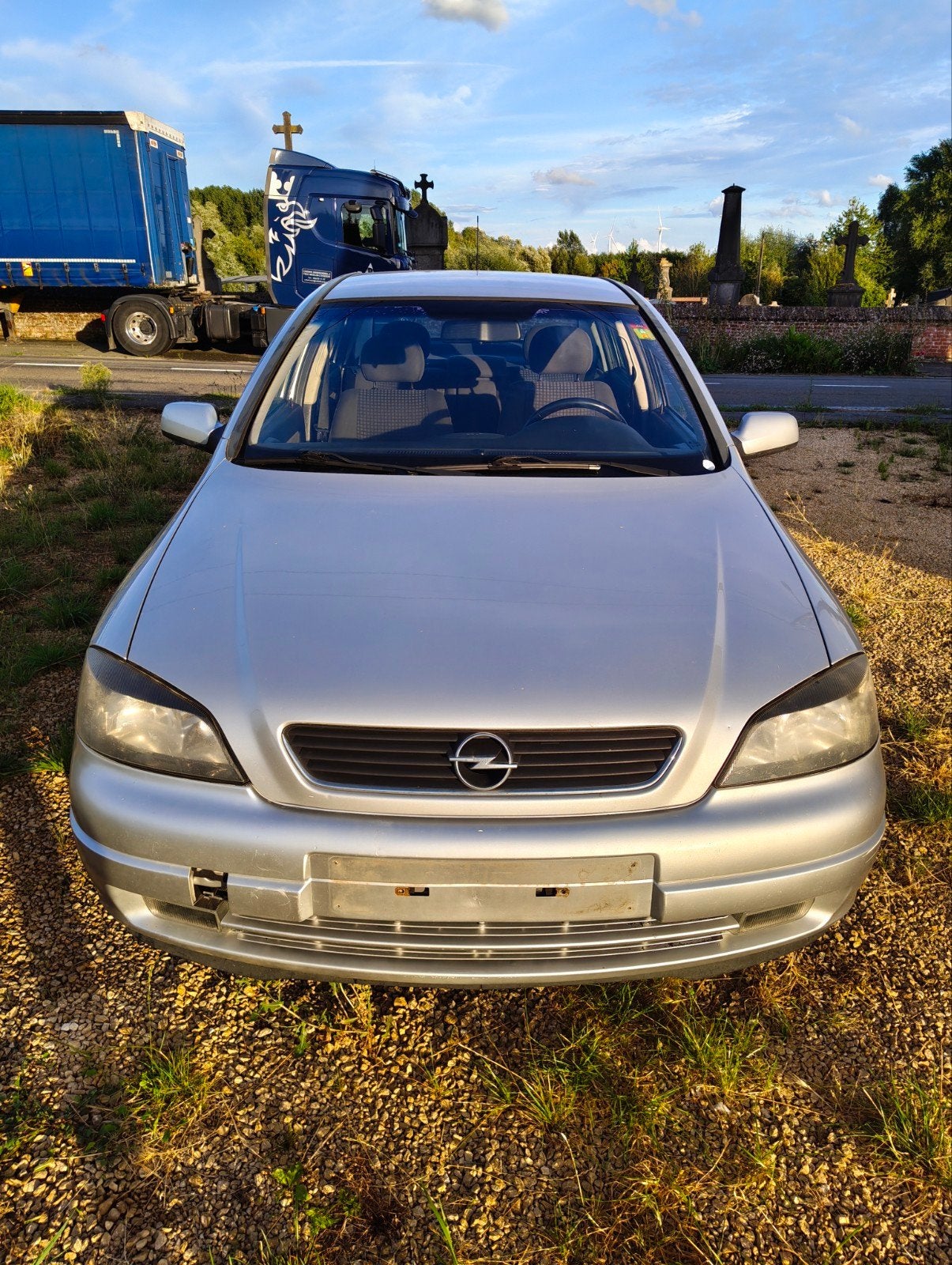 Opel Astra 1.6 gekeurd, Autos, Argent ou Gris, Achat, 4 portes, Boîte manuelle