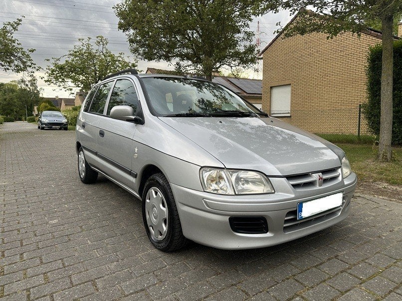 Mitsubishi Space star 1.3 benzine met airco blanco gekeurd, Autos, Mitsubishi, Argent ou Gris, Achat, Entreprise, 149 g/km