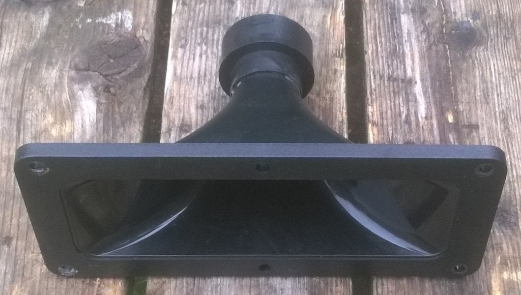 Tweeter hoorn 7 x 3 inch, leeg, Ophalen of Verzenden, Nieuw, Overige typen