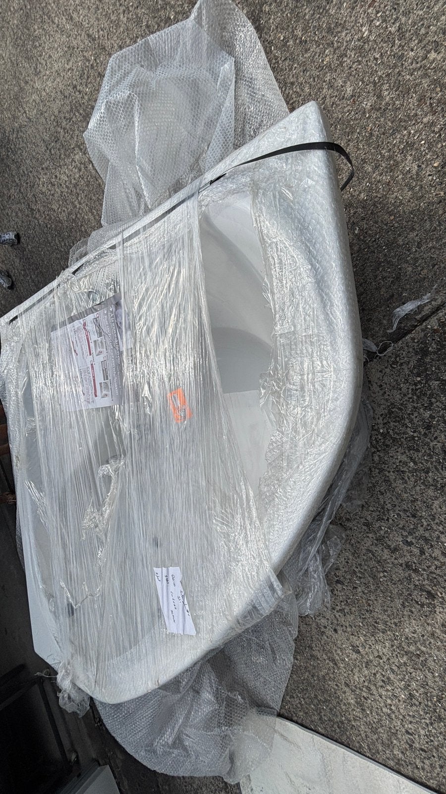 Hoekbad met jetstream, Doe-het-zelf en Bouw, Sanitair, Nieuw, Bad, Ophalen