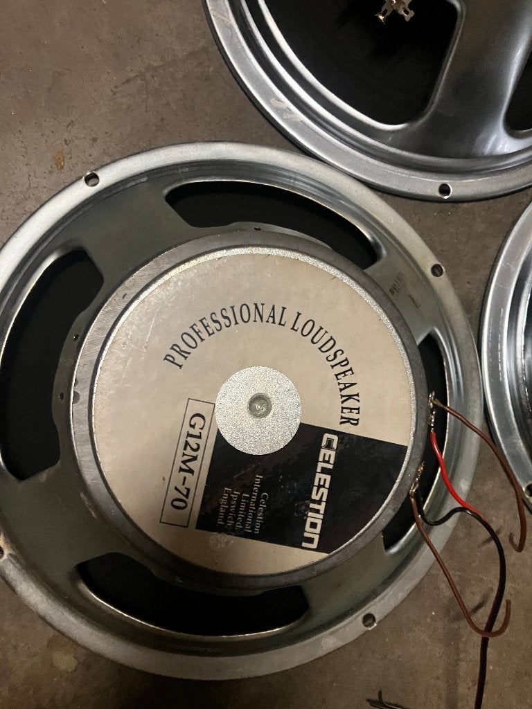 3 X CELESTION G12M-70 16 OHM, Enlèvement, Utilisé