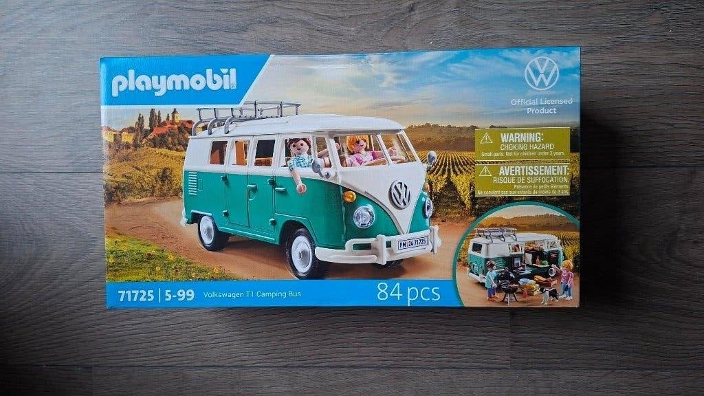 Playmobil 71725 VW T1 Camping Bus NIEUW, Complete set, Voertuig, Nieuw, Family fun