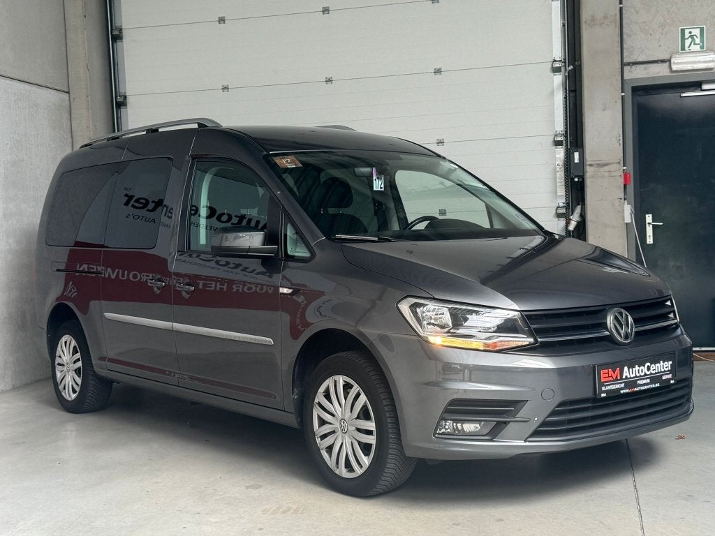 Volkswagen Caddy 1.4 TSI Maxi Long 7 Plaats Airco-Zetelv., Auto's, Voorwielaandrijving, 4 cilinders, 7 zetels, Handgeschakeld