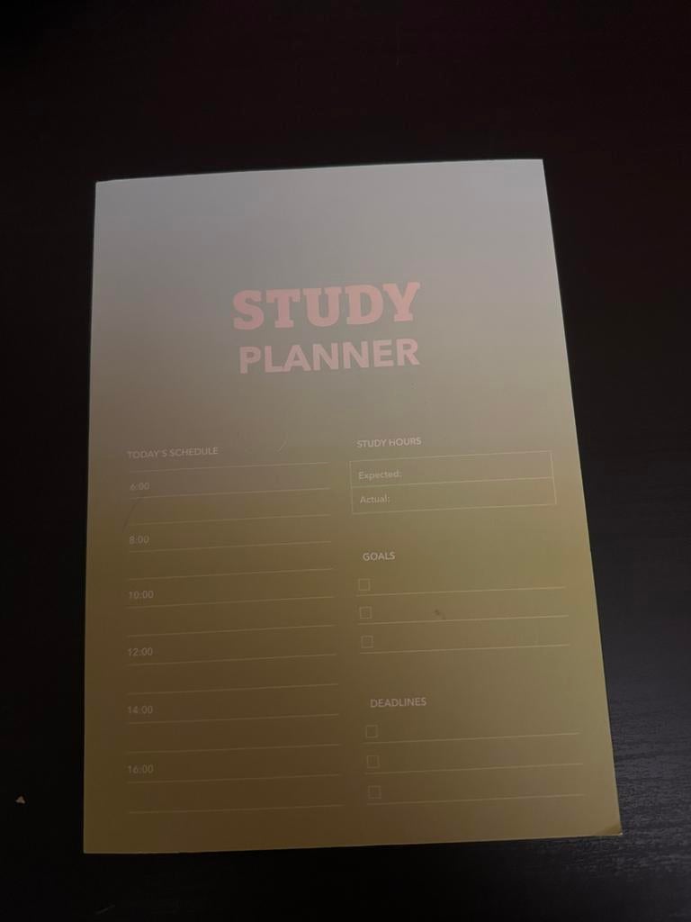 Planificateur d'études, Divers, Agendas, Enlèvement, Comme neuf