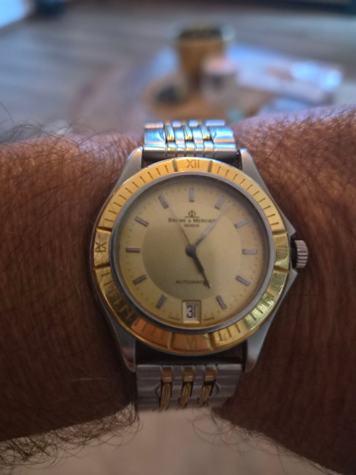 montre pour homme baume et mercier, Enlèvement ou Envoi, Or