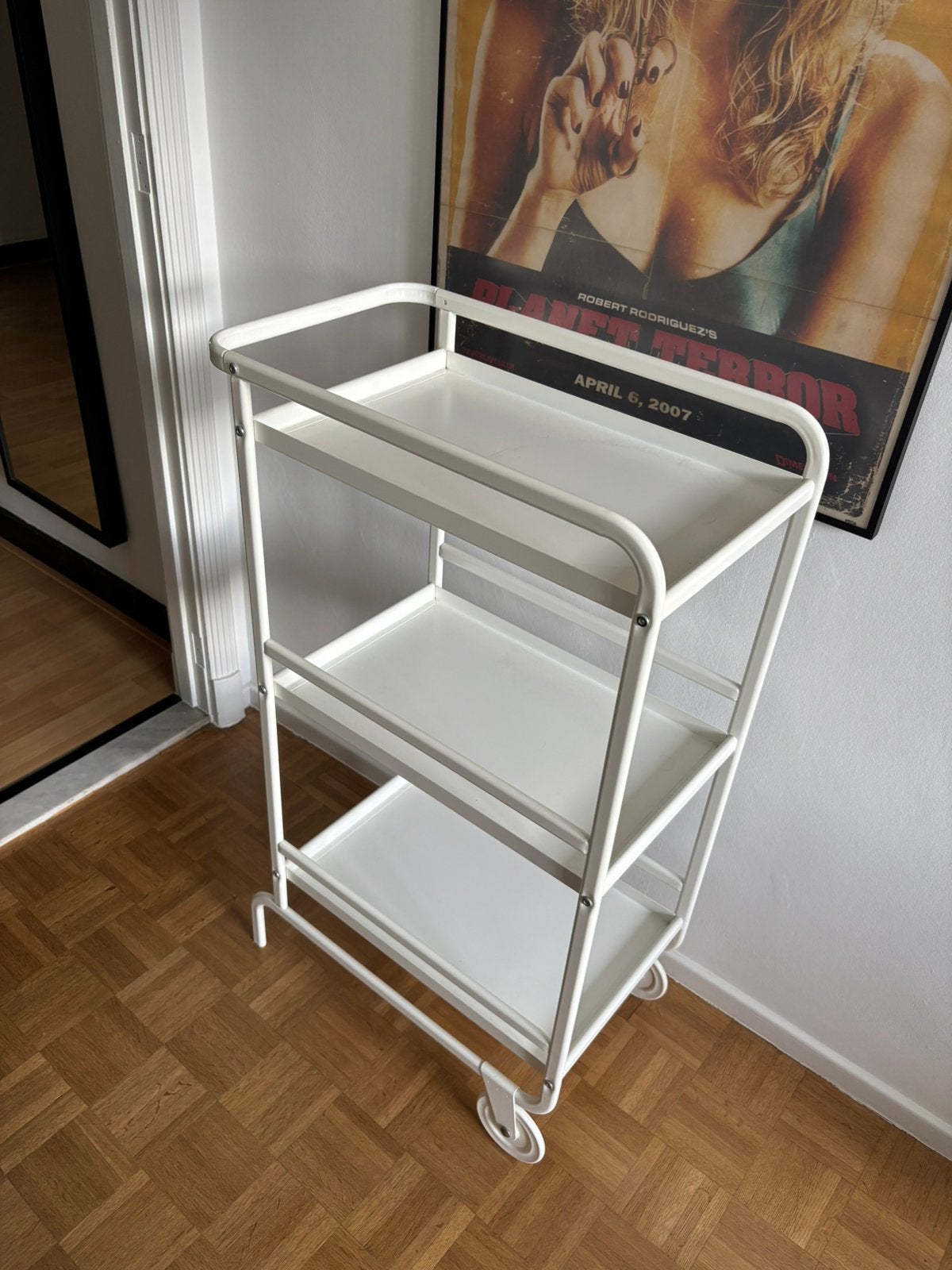 IKEA trolley / opbergtrolley – wit – zeer goede staat, Huis en Inrichting, Ophalen, Zo goed als nieuw