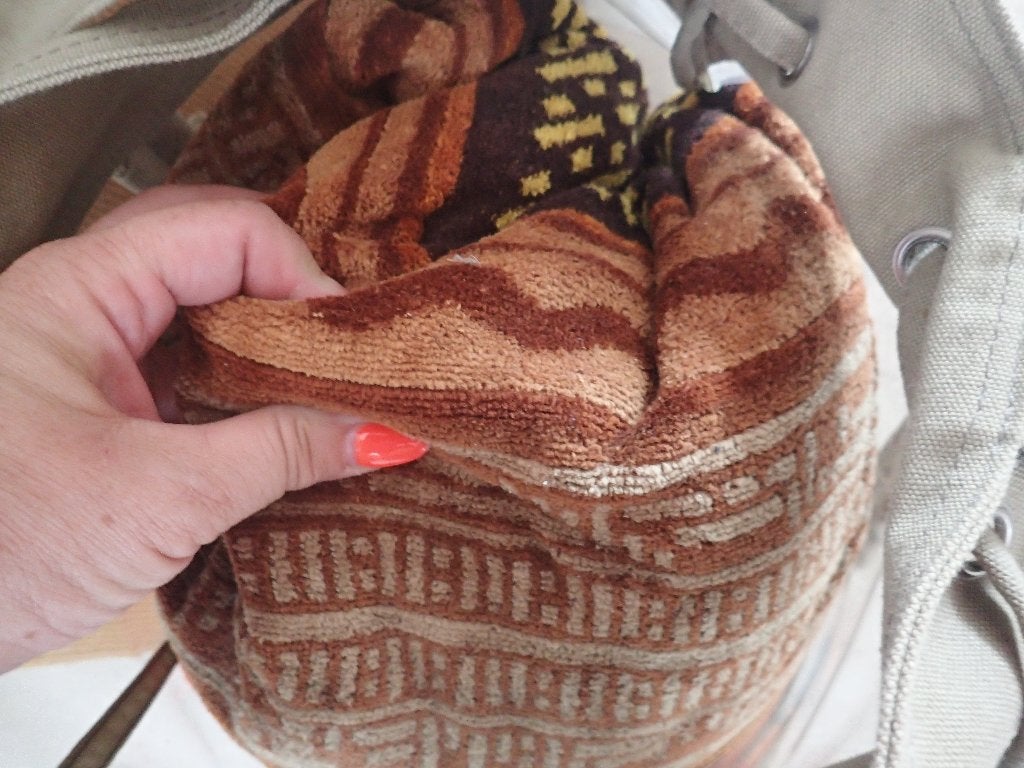 groot strandlaken Oliver Strelli, in tas, Ophalen of Verzenden, Nieuw, Handdoek