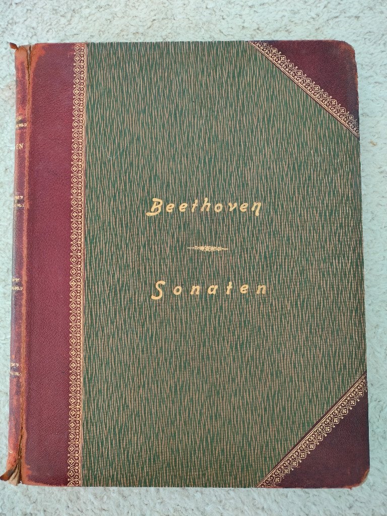 Beethoven Sonaten  (piano) - antieke bladmuziek, Muziek en Instrumenten, Gebruikt, Klassiek, Ophalen of Verzenden, Artiest of Componist