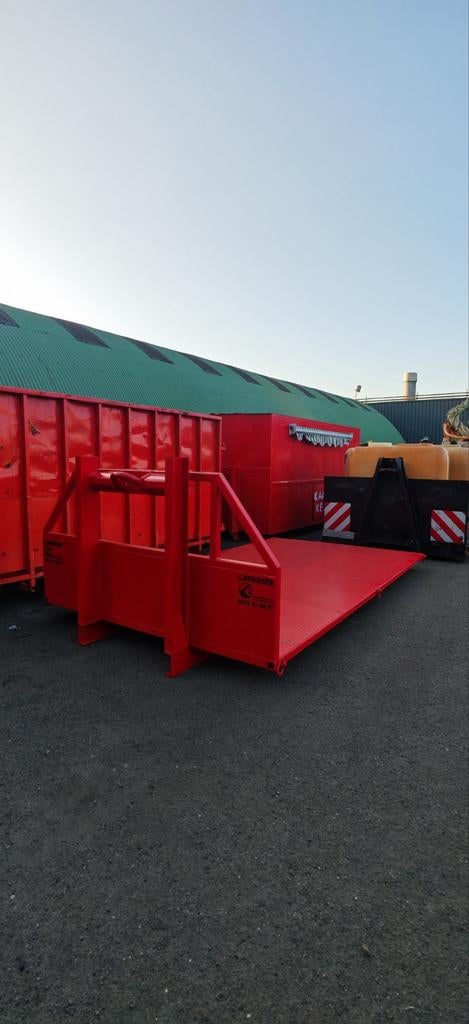 Plateau container ongebruikt, Ophalen