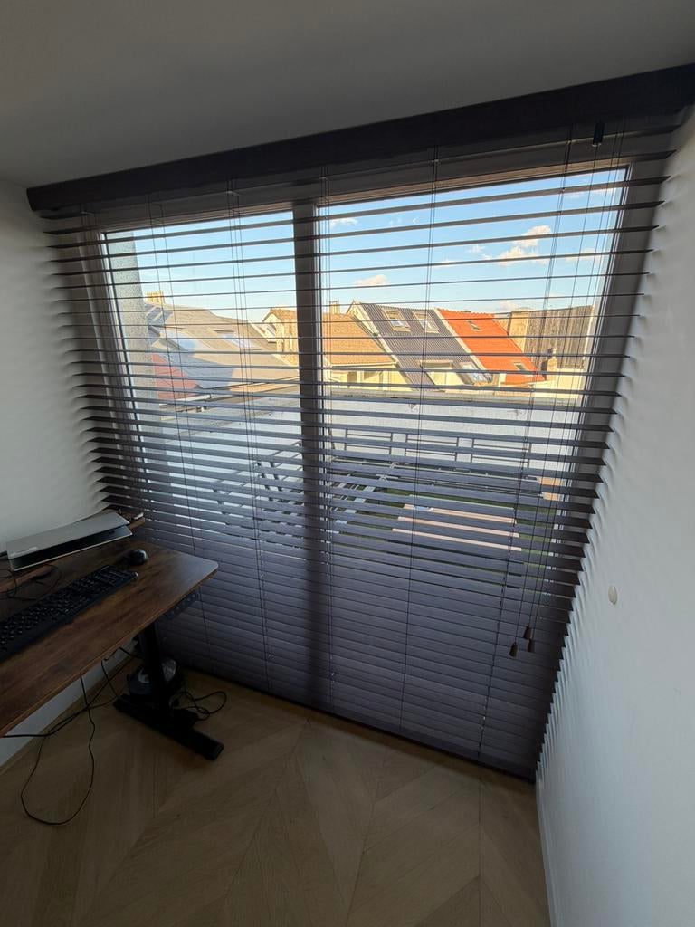 Jaloezie aarde bruin 50mm (NIEUW), Bruin, 200 cm of meer, 150 tot 200 cm, Nieuw