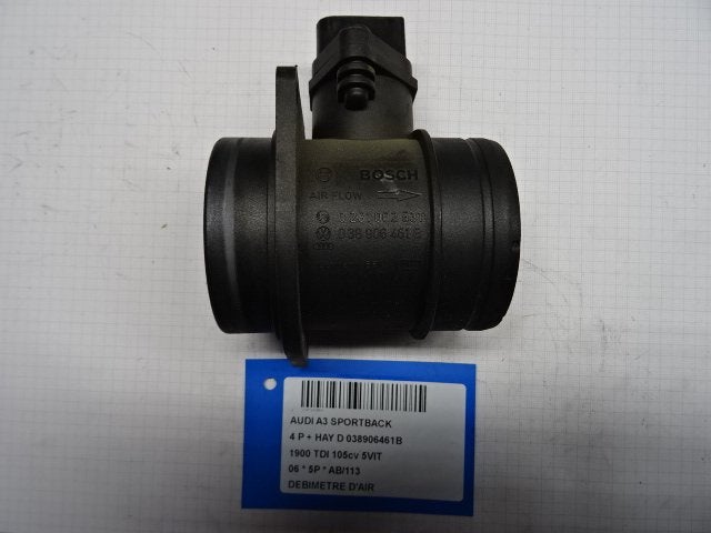 DÉBITMÈTRE Audi A3 Sportback (8PA) (038906461B), Utilisé, Audi