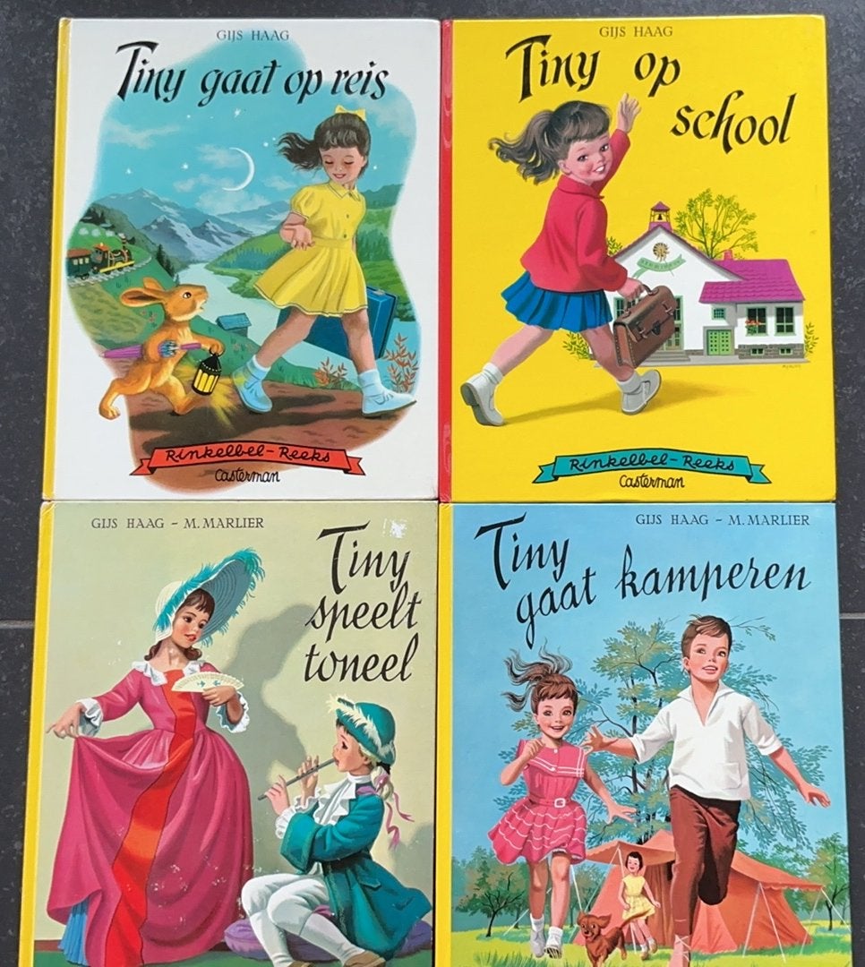8 Oude Tiny boeken, Rinkelbel-reeks, Boeken, Ophalen of Verzenden, Gelezen