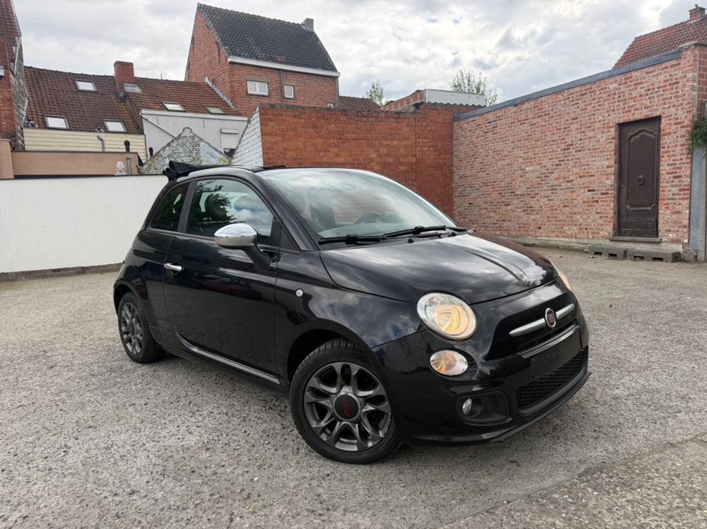 Fiat 500C Cabrio 1.2 Benzine – 2014 – 117.000 km – Airco, Auto's, Fiat, Bedrijf, Te koop, Airconditioning, Benzine, Euro 6, Handgeschakeld
