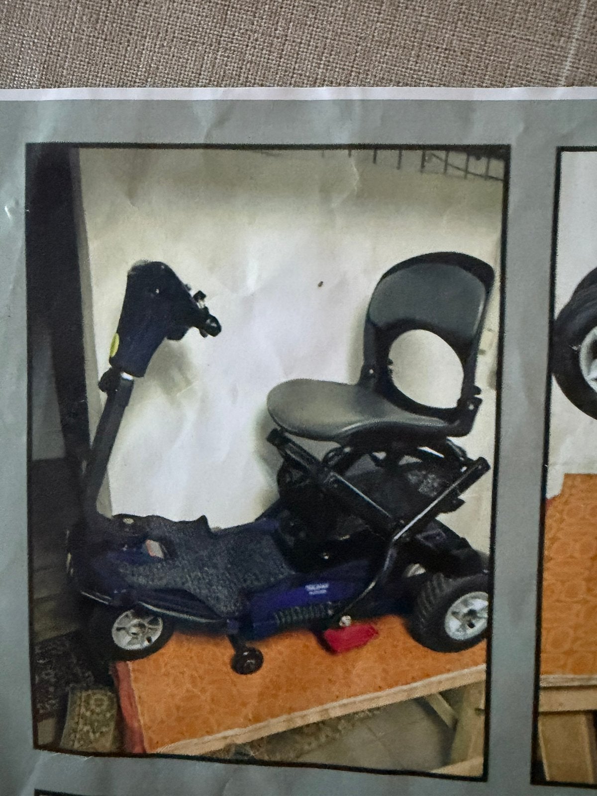 Scooter opplooibaar met 2 batterijen, op te halen in Malle, Ophalen, Zo goed als nieuw, Vermeiren
