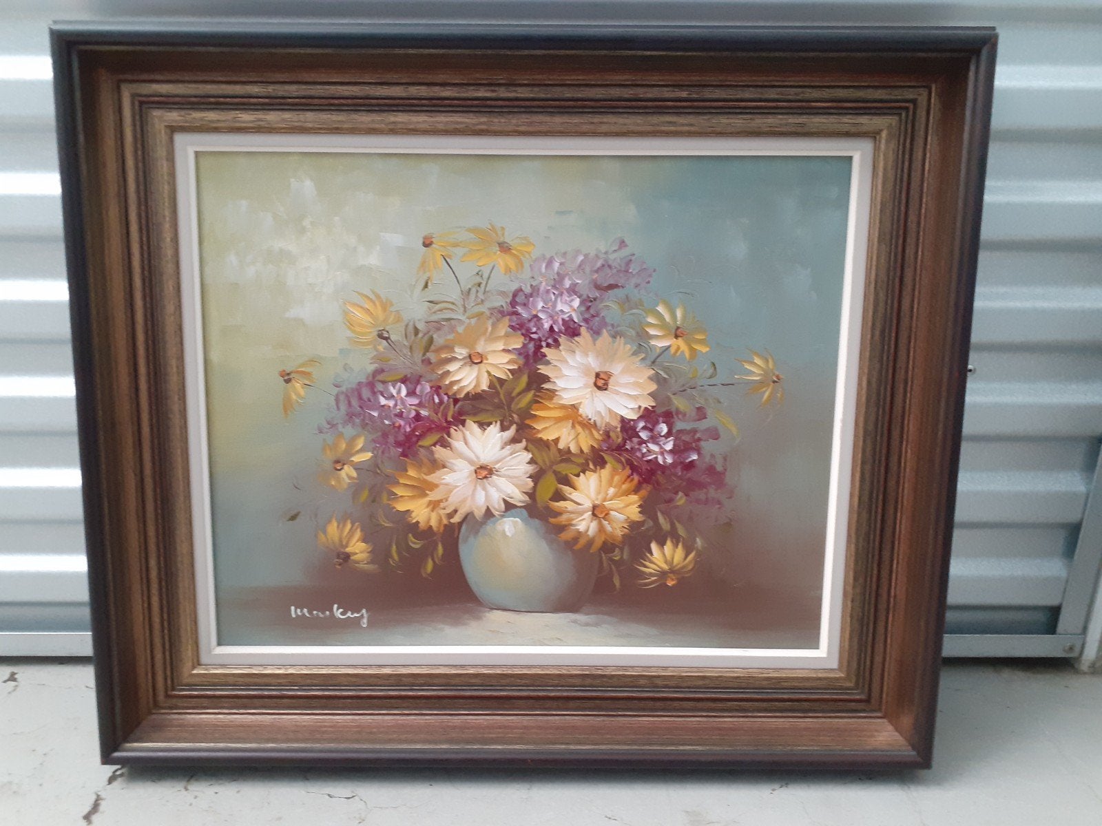 Stilleven olieverf op doek gesigneerd, Enlèvement ou Envoi, Peinture à l'huile, Signé, Toile