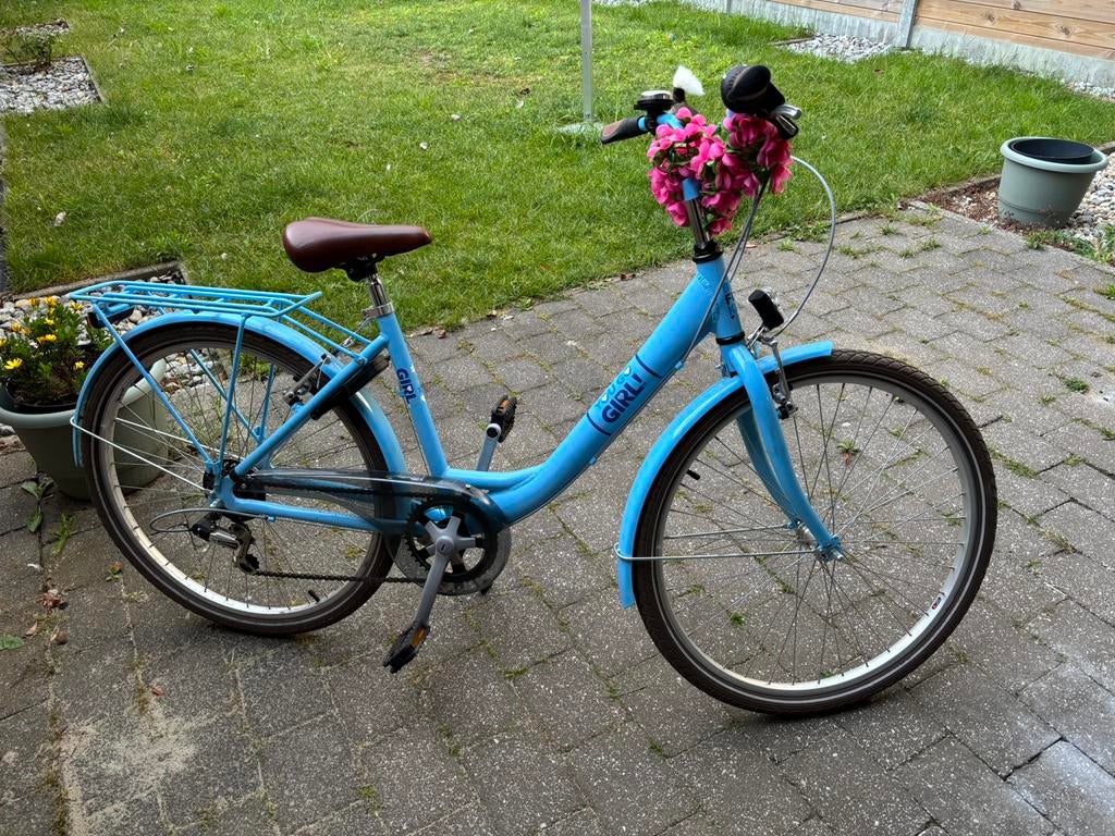 Meisjesfiets - 26 inch - Bike Fun Kids (BFK), Fietsen en Brommers, Velgrem, Versnellingen, Zo goed als nieuw, Ophalen