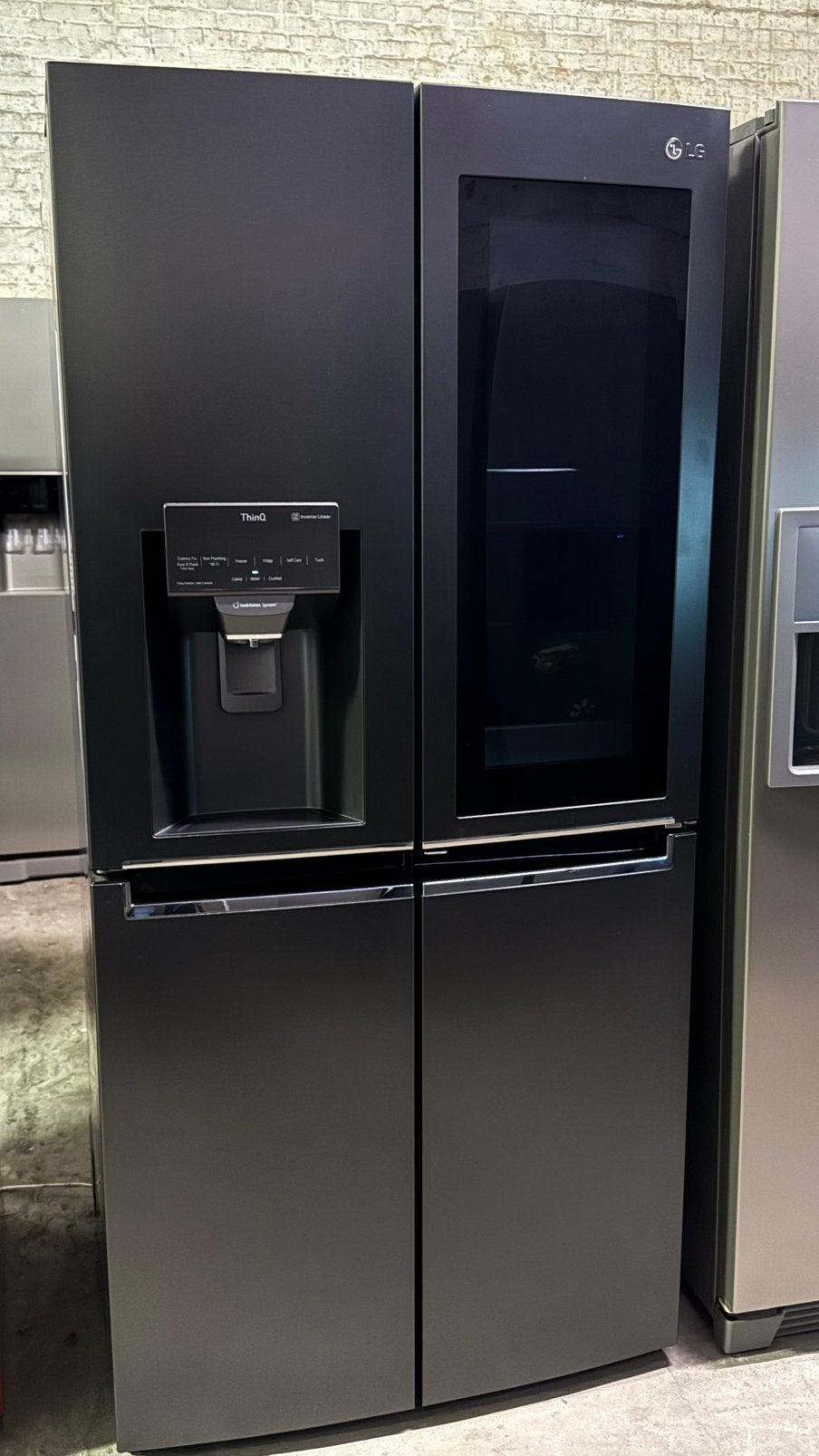 LG Amerikaanse koelkast – zwart – Door-in-Door – ThinQ, Ophalen of Verzenden
