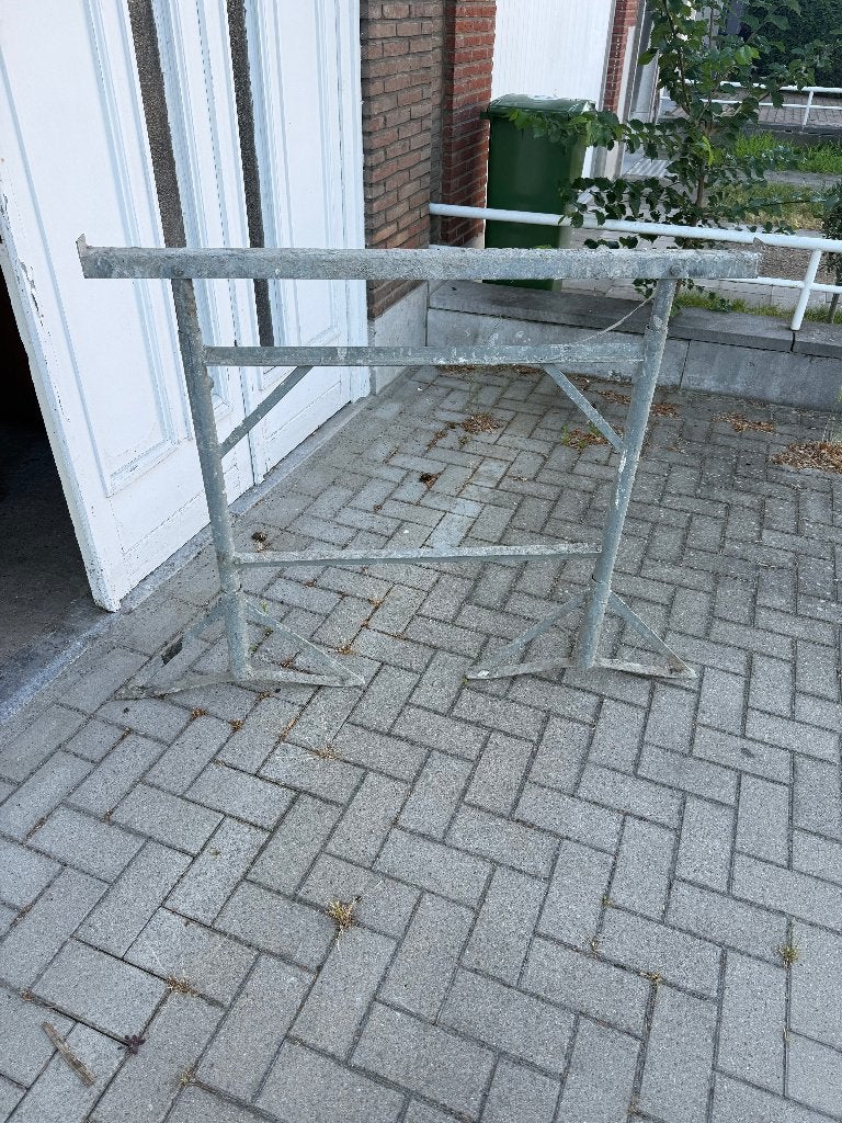 metserstelling  4 stuks, Doe-het-zelf en Bouw, Steigers, Ophalen, Gebruikt, Overige typen, Minder dan 2 meter