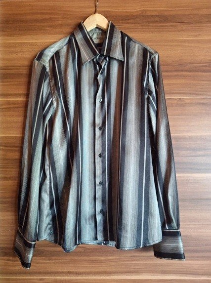 Zijden hemd heren We men, Kleding | Heren, WE, Nieuw, Ophalen of Verzenden, Halswijdte 41/42 (L)