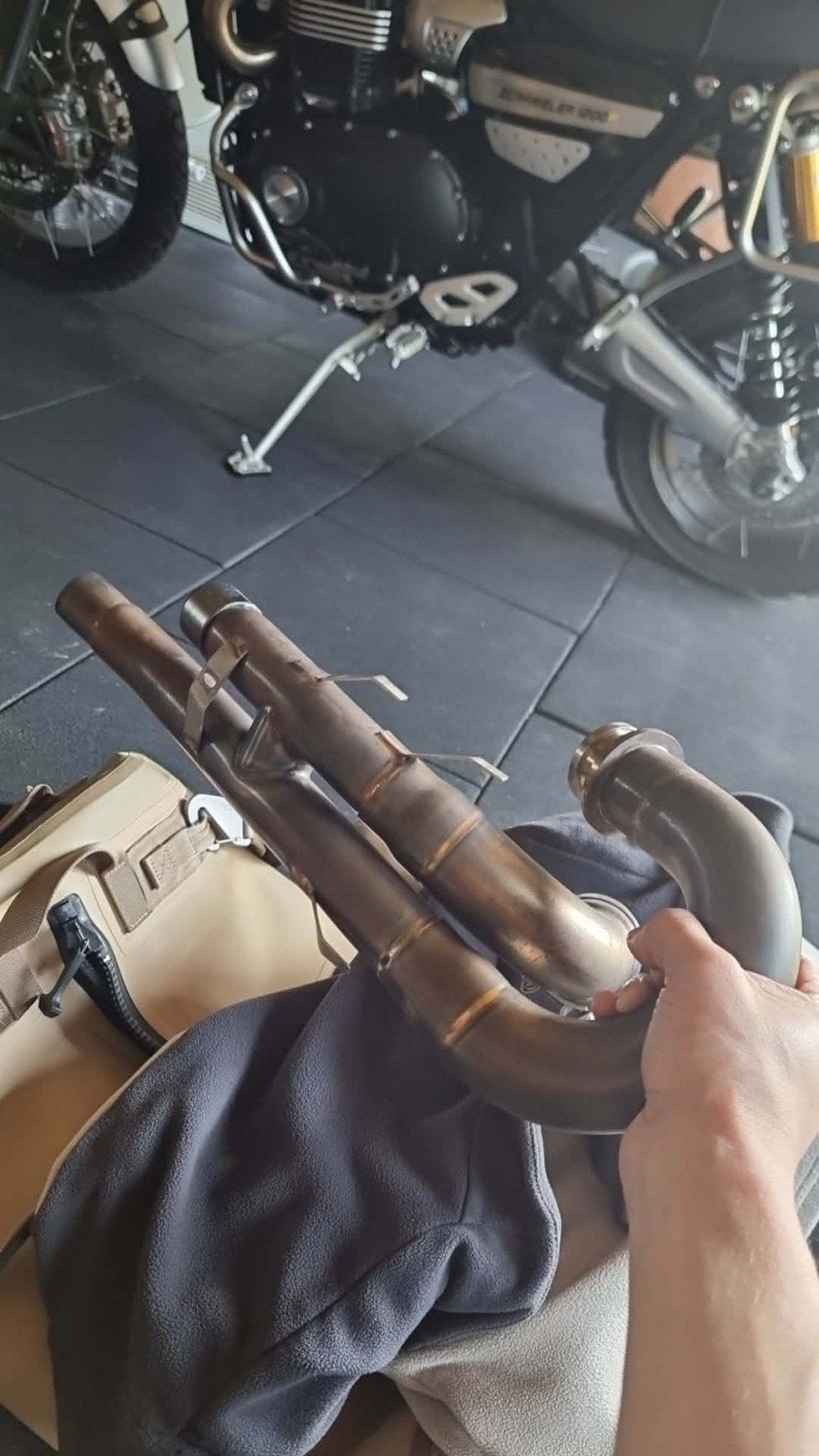 Decat H-pipes Virex freespirit Scrambler 1200 Xe Xc, Enlèvement, Utilisé
