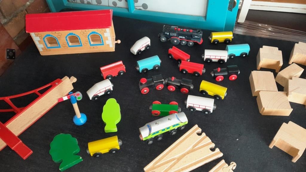 Treintjes en rails etc., Kinderen en Baby's, Ophalen, Zo goed als nieuw