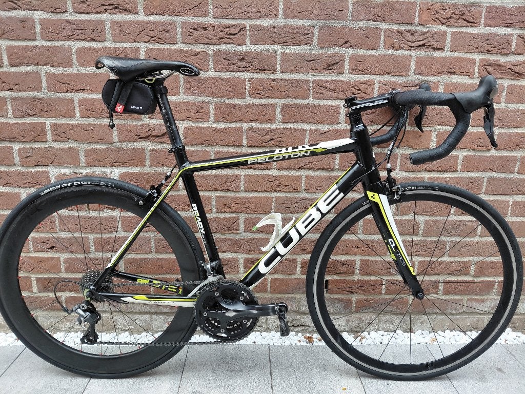 Alu racefiets met Shimano 10v, Fietsen en Brommers, Ophalen, 28 inch, Gebruikt, Velgrem