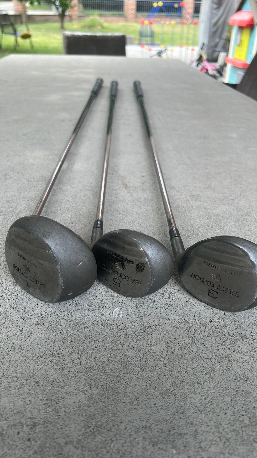 Golfclubs 1,3 en 5 pro select, Sport en Fitness, Golf, Ophalen, Gebruikt, Club