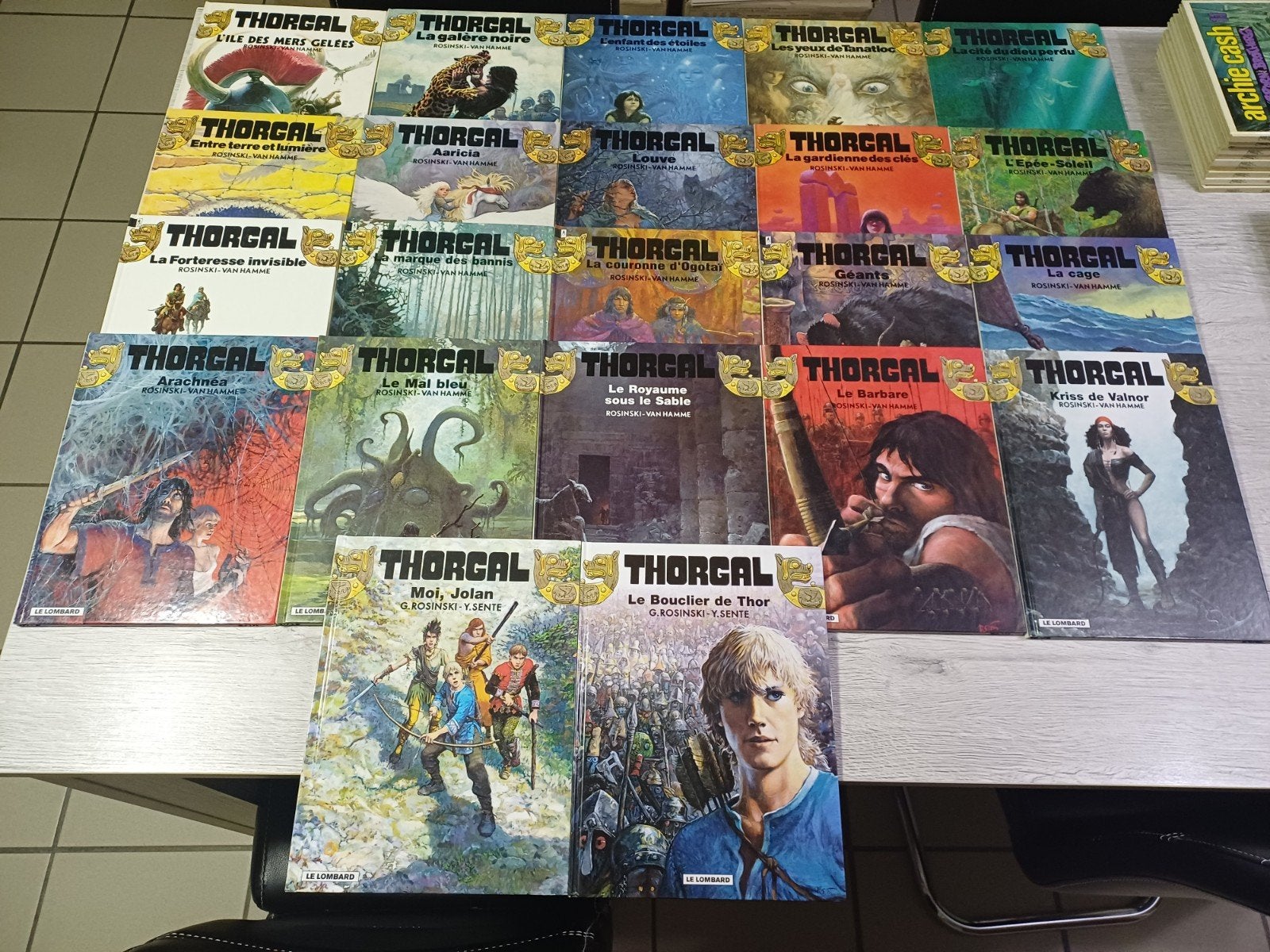 22 bd Thorgal (21 bd en EO), Plusieurs BD, Enlèvement ou Envoi, Comme neuf, Rosinski - Van Hamme