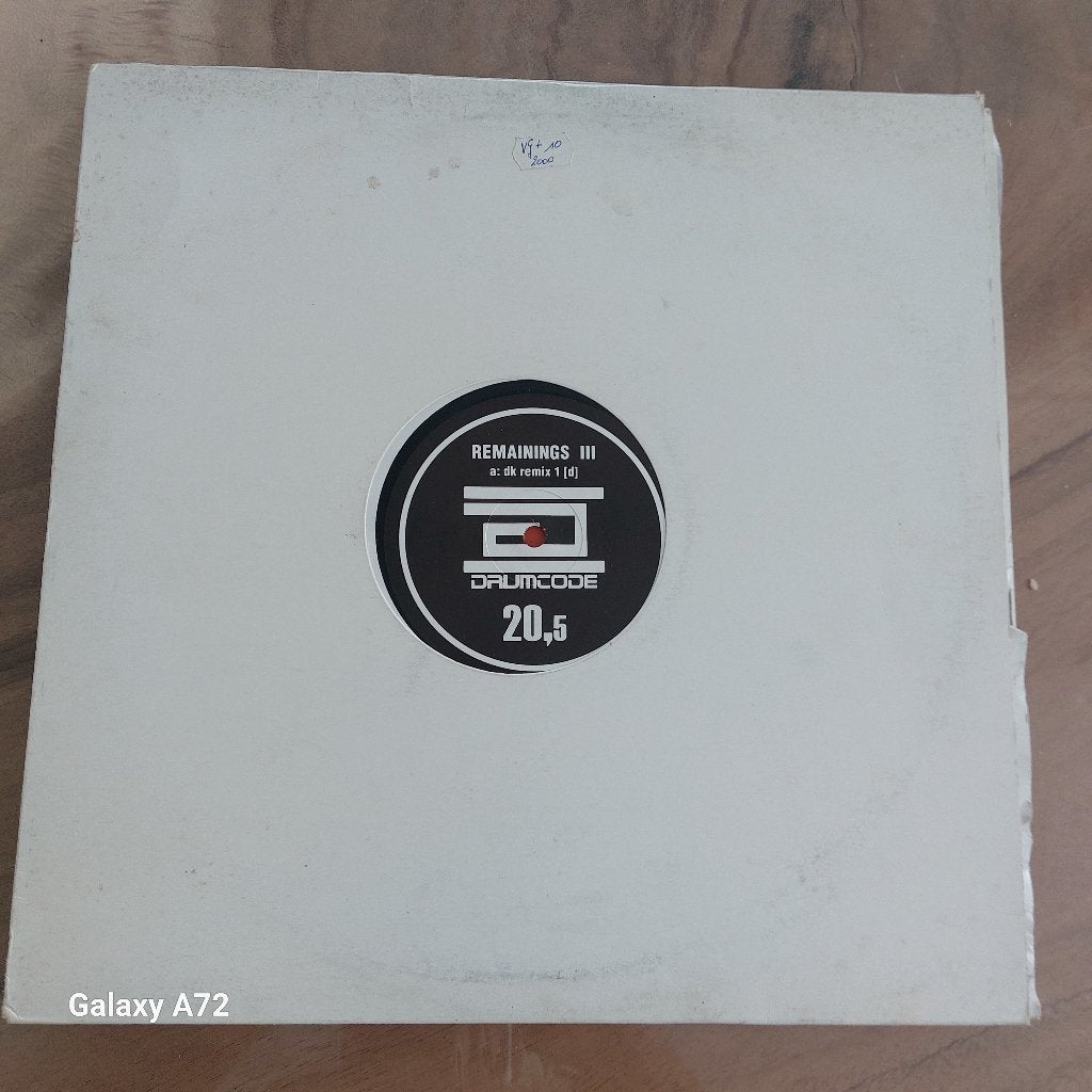 adam beyer remainings 3  12 inch maxi, Cd's en Dvd's, Vinyl | Dance en House, Gebruikt, Ophalen of Verzenden, Techno, 12 inch