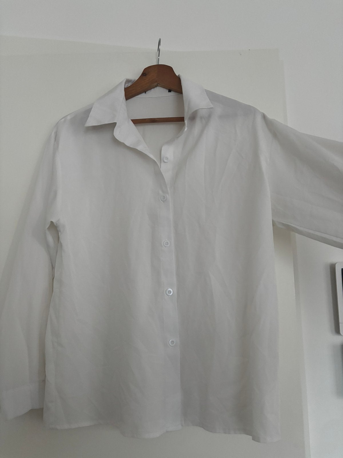 Witte blouse dames | Maat M | Goede staat, Kleding | Heren, Overhemden, Gedragen, Wit, Ophalen of Verzenden