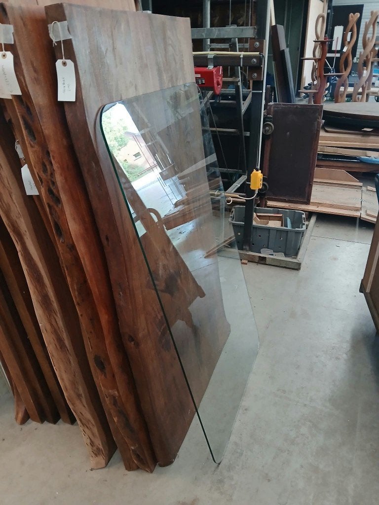 Glazen tafelblad 140 x 80 cm, Doe-het-zelf en Bouw, Ophalen, 80 tot 120 cm, 120 tot 160 cm, Zo goed als nieuw