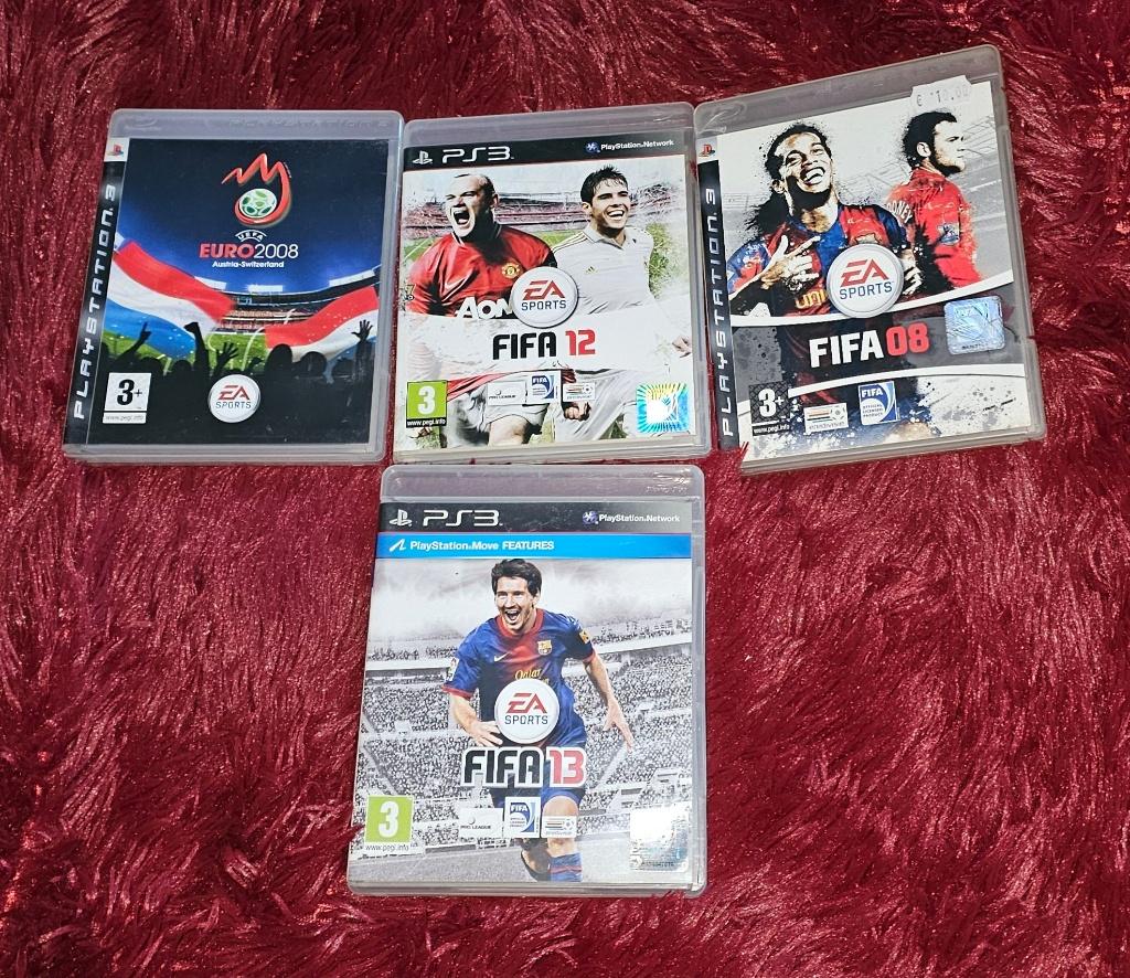 4 playstation 3 spellekes voetbal, Games en Spelcomputers, Ophalen, Gebruikt, Sport