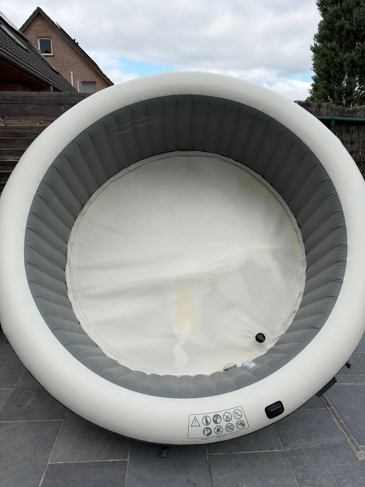 Jaccuzi, Tuin en Terras, Ophalen, Gebruikt, Afdekzeil, Opblaasbaar