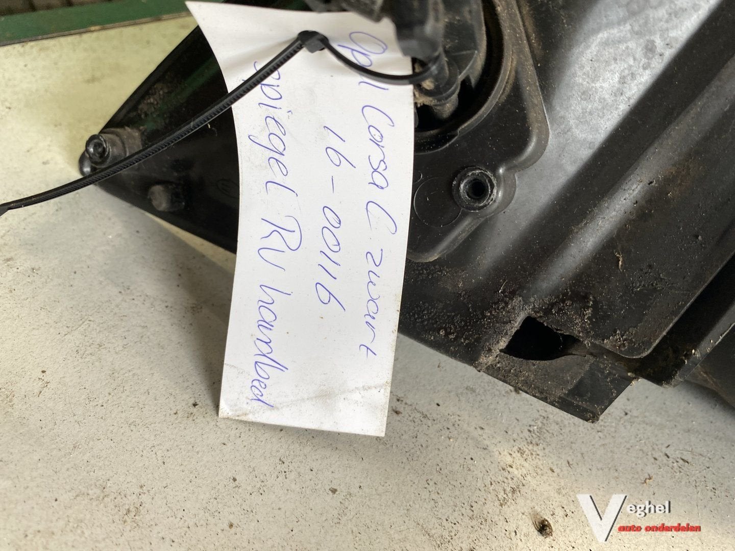 Opel Corsa C 2003 Buitenspiegel  Rechtsvoor  handbediend, Gebruikt, -, -, Ophalen of Verzenden