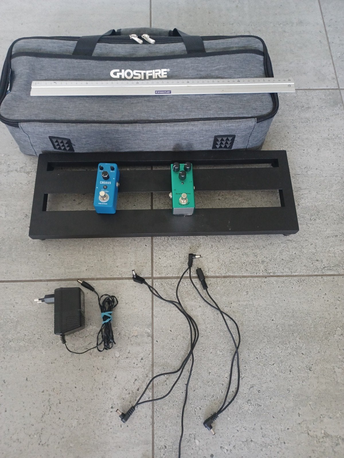 Pedalboard met effect en draagtas, Muziek en Instrumenten, Effecten, Verzenden