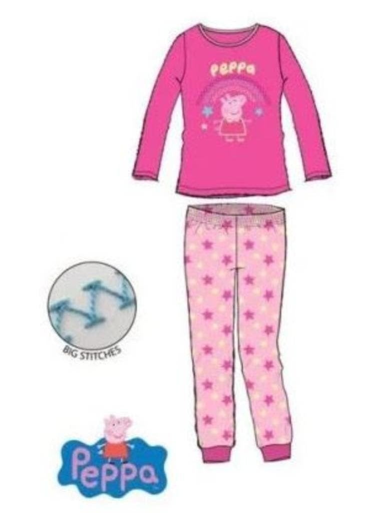 Peppa Pig Fleece Pyjama Roze - Maat 128 - AANBIEDING, Nacht- of Onderkleding, Meisje, Nieuw, Ophalen of Verzenden